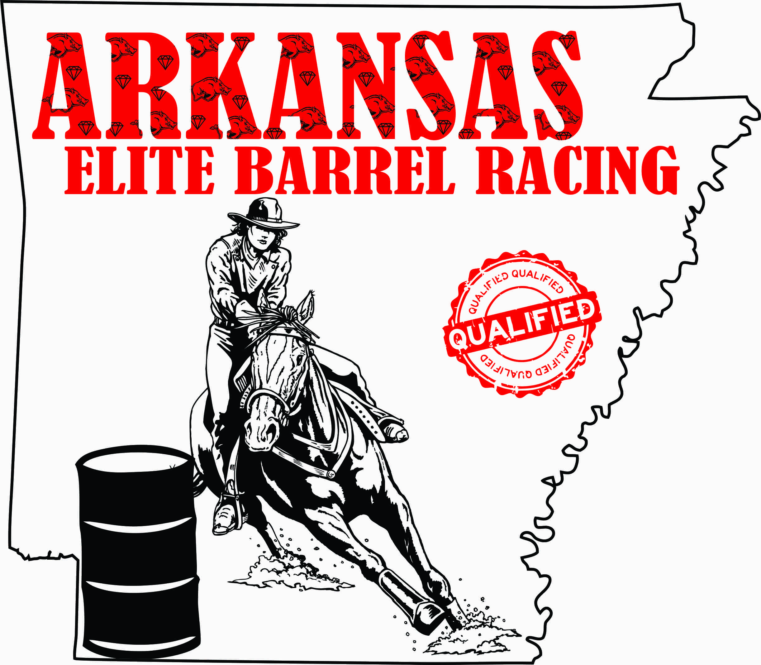 Arkansas Elite Barrel Racing Logo
